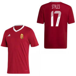  Magyarország mez felső szurkolói Adidas piros felnőtt - STYLES 17 L - football-fanshop - 14 980 Ft