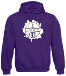  Ute pulóver felnőtt kapucnis Lila 2XL