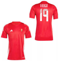  Magyarország mez felső szurkolói Adidas T24 piros felnőtt - VARGA 19 S