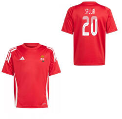  Magyarország mez felső szurkolói Adidas gyerek piros T24 - SALLAI 20 128