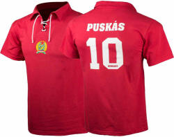  Puskás póló felnőtt RETRO CSILLAGOS piros L