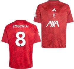  Liverpool mez felső felnőtt Adidas AXA 2026-27 Szoboszlai 8 Premier League betűtípus M