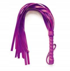 INTIMEO Lila Erotikus Bőr Ostor 58cm Bdsm (0179)