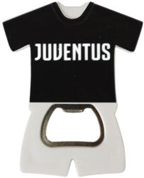  Juventus hűtőmágnes, sörnyitó mez alakú fekete