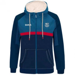  Barcelona pulóver kapucnis zippes felnőtt Ocean 2XL