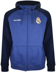  Real Madrid pulóver felnőtt kapucnis zippes sötétkék S