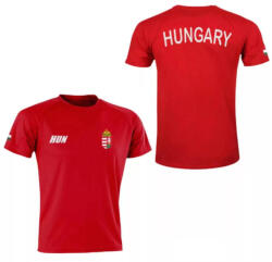  Magyarország mez felső szurkolói piros "Hungary" feliratos gyerek 12 éves