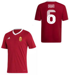  Magyarország mez felső szurkolói Adidas piros felnőtt - ORBAN 6 M