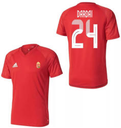  Magyarország mez felső szurkolói Adidas piros T17 felnőtt - DARDAI 24 XS