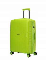 BLU MOONKY Közepes keménységű bőrönd 66cm lime polipropilén Tsa kerekek 360 Blu Moonky (001-B101-0002-06)