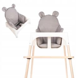 aMami Ikea Antilop etetőszék párna Szürke maci fülekkel Vízálló aMami (5902906720028)