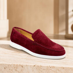 ICON2 ICON2.020. 10 Bordó slip-on cipő fehér talppal
