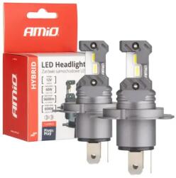 AMiO LED fényszóró izzók Hybrid sorozat H4 H19 6000K Canbus 60W AMIO