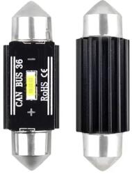 AMiO LED izzók CANBUS 1860 1SMD UltraBright Festoon C5W C10W C3W 36mm Fehér 12V/24V