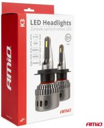 AMiO LED fényszóró izzók K3 HB3/HIR1 9011/H10 12V 6000K Canbus