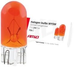 AMiO halogén izzók WY5W T10 5W W2.1x9.5d AMBER 24V