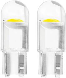 AMiO LED izzók STANDARD T10 W5W COB HPC 12V Tiszta fehér