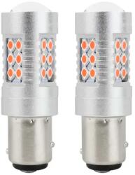 AMiO LED izzók CANBUS 3030 24SMD 1157 BAY15D P21/5W Piros 12V/24V