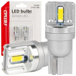 AMiO LED izzók STANDARD T10 W5W 2x1860 SMD White 12V/24V