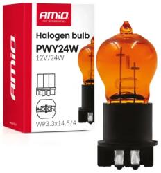 AMiO Halogén izzó PWY24W WP3.3x14.5-4 Amber 12V 24W