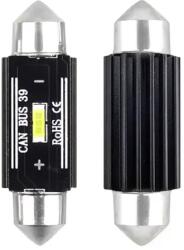 AMiO LED izzók CANBUS 1860 1SMD UltraBright Festoon C5W C10W C3W 39mm Fehér 12V/24V