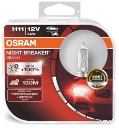 OSRAM Night Breaker Silver H11 PGJ19-2 12V 55W 64211NBS-HCB