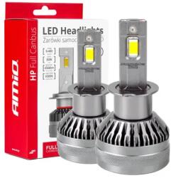 AMiO LED fényszóró izzók HP Full Canbus H3 12V 24v 6500k