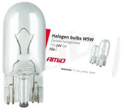 AMiO halogén izzók W5W T10 5W W2.1x9.5d