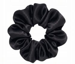 INTIMEO Selyem hajgumi scrunchie mulberry 6A fekete M közepes (scrunchie3,5cm)