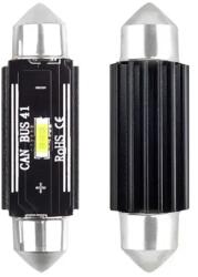 AMiO LED izzók CANBUS 1860 1SMD UltraBright Festoon C5W C10W C3W 41mm Fehér 12V 24V