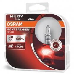 OSRAM Night Brerer Silver H1 P14.4s 12v 55w 64150nbs-hcb