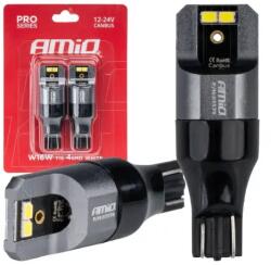 AMiO LED izzók CANBUS PRO T15 W16W 4x2016 SMD fehér 12V 24V