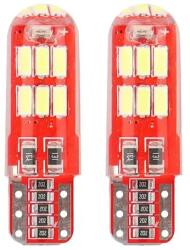 AMiO LED izzók CANBUS 15SMD 4014 T10e (W5W) SILCA White 12V