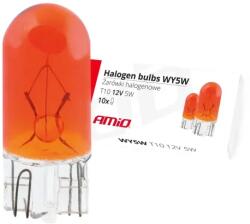 AMiO halogén izzók WY5W T10 5W W2.1x9.5d AMBER 12V