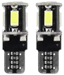 AMIO LED izzók CANBUS 5SMD 5730 T10 (W5W) Fehér