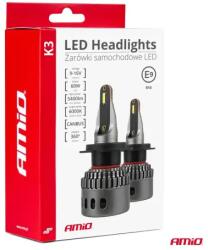 AMiO LED izzók fővilágításhoz K3 H4/H19 12V 6000K Canbus
