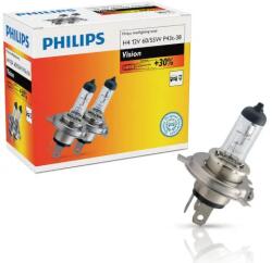 Philips Vision H4 P43t-38 12W 60/55W 12342PRC2 2DB