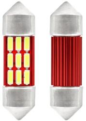 AMiO LED izzók CANBUS 4014 12SMD Festoon C5W C10W C3W 31mm Fehér 12V/24V