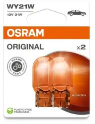 OSRAM eredeti vonal 12V 21W WX3x16d WY21W 7504-02B