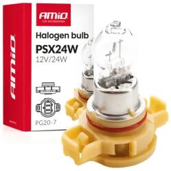 AMiO Halogén izzó PSX24W PG20-7 12V 24W