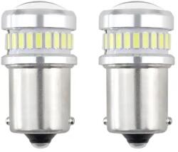 AMiO LED izzók CANBUS 3014 24SMD + 3030 6SMD 1156 BA15S P21W R10W R5W Fehér 12V/24V