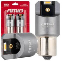 AMiO LED izzók FULL CANBUS PRO PY21W 2x1860 SMD amber 12V 24V