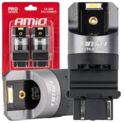 AMiO LED izzók FULL CANBUS PRO P27/7W 2x3157 SMD fehér 12V 24V