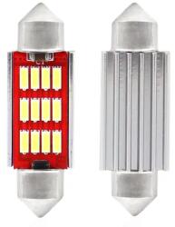 AMiO LED izzók CANBUS 4014 12SMD Festoon C5W C10W C3W 36mm Fehér 12V/24V - runder - 2 020 Ft