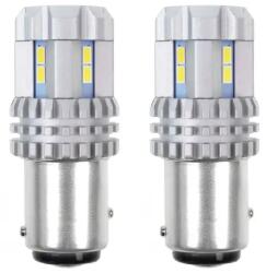 AMiO LED izzók CANBUS 3020 22SMD UltraBright 1157 BAY15D P21/5W Fehér 12V/24V