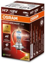 OSRAM H7 Px26d éjszakai Megszakító 220% 12v 55w 64210nb220