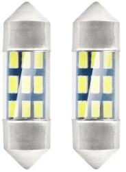 AMiO LED izzók STANDARD 3014 9SMD Festoon C5W C10W C3W 31mm White 12V