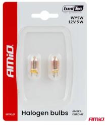AMiO LUMITEC Halogén izzók WY5W 12V5W AMBER CHROME 2 db