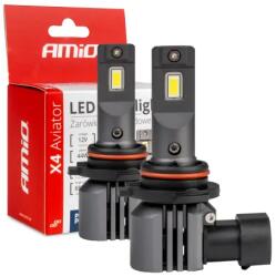 AMiO LED izzók X4-sorozat AVIATOR HB4 9006 6500K max 44W AMIO-03767
