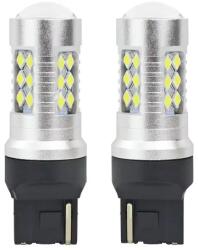 AMiO LED izzók CANBUS 3030 24SMD T20 7440 W21W Fehér 12V/24V